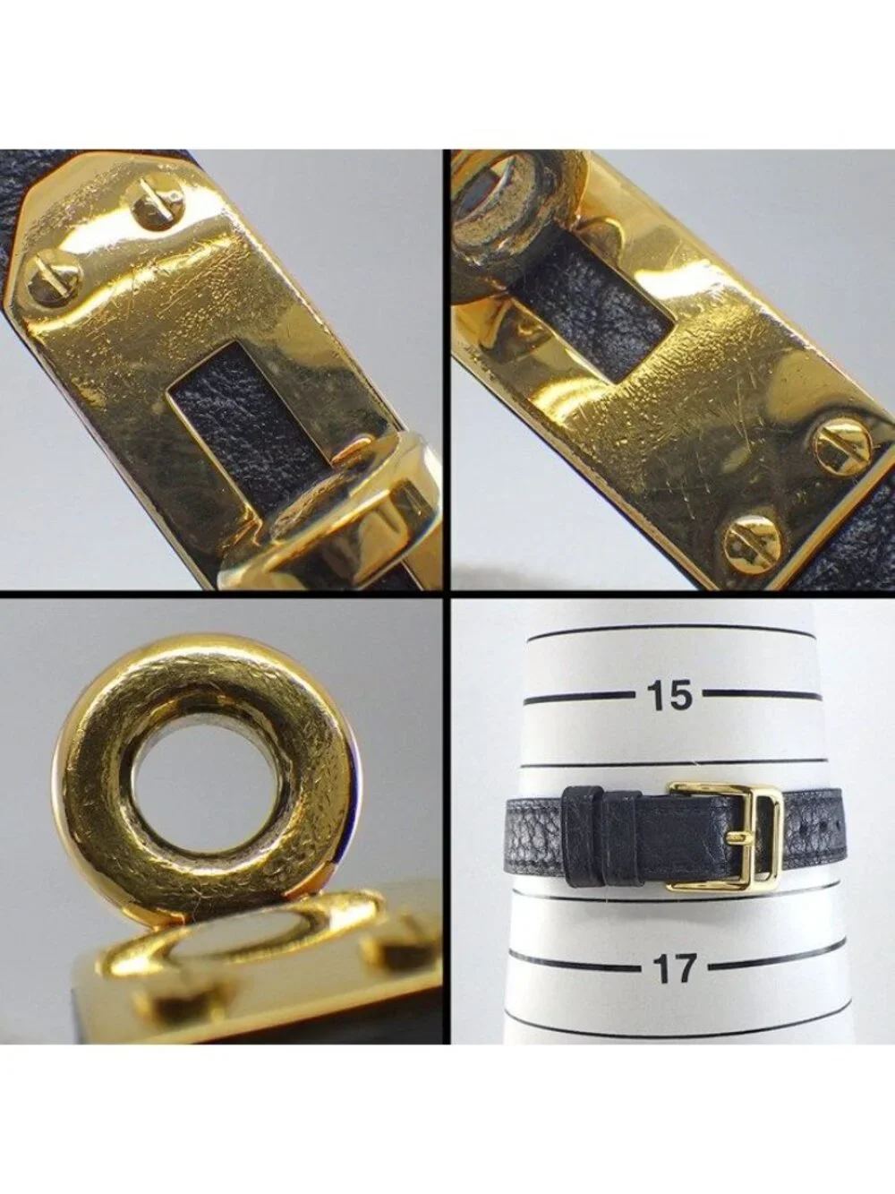 Hermes Watch Kelly Gold